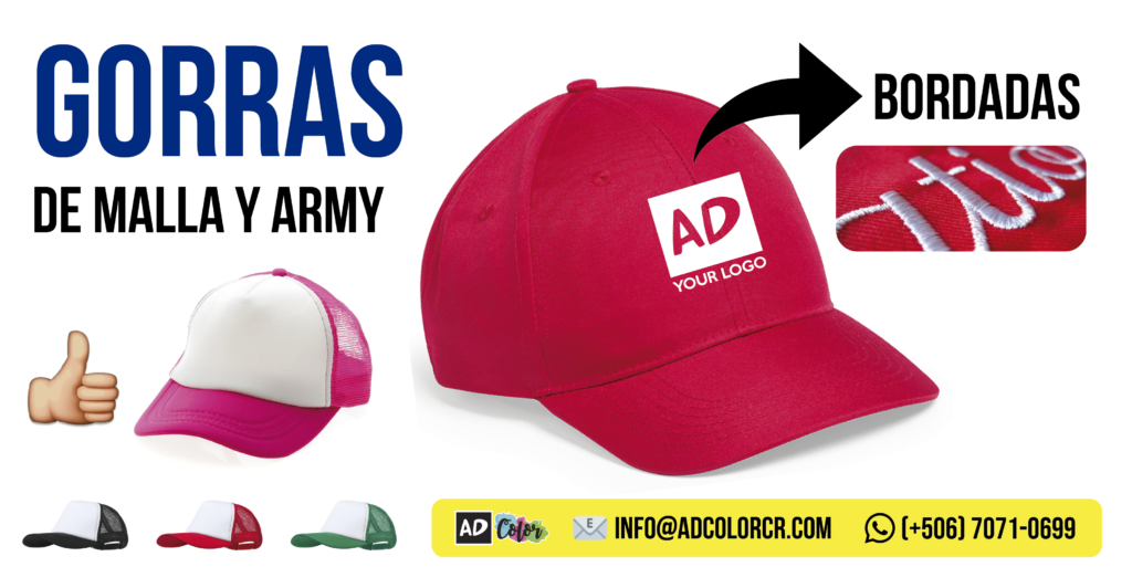 Gorras de Malla y Army